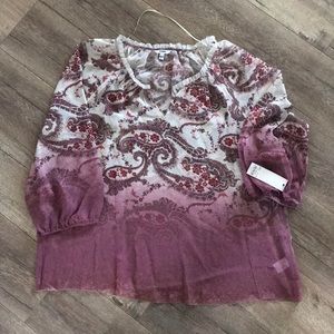 Beautiful floral print blouse